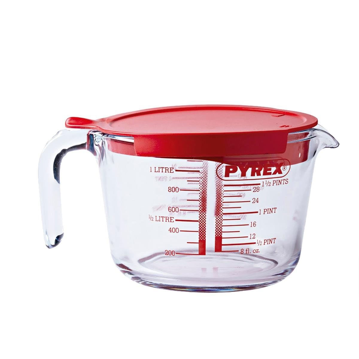 Amazon.com: Pyrex Classic Prepware Measure Jug with lid 1L